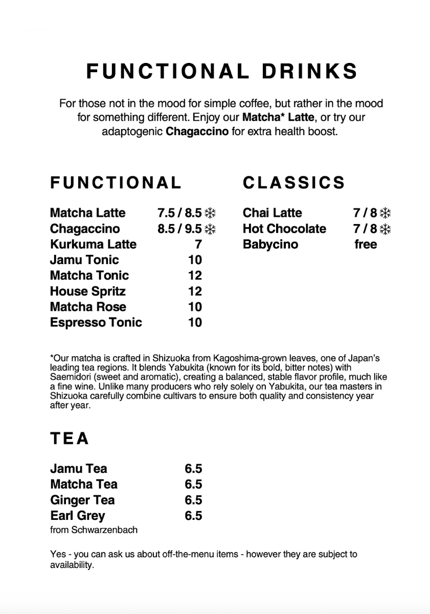 Menu Draft. Coffee | Zurich Coffee And Brunch-2