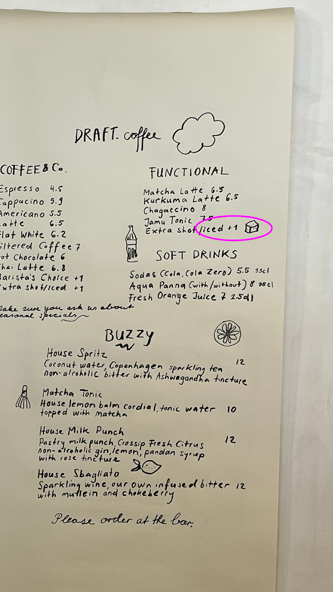 Menu Draft. Coffee | Zurich Coffee And Brunch-5