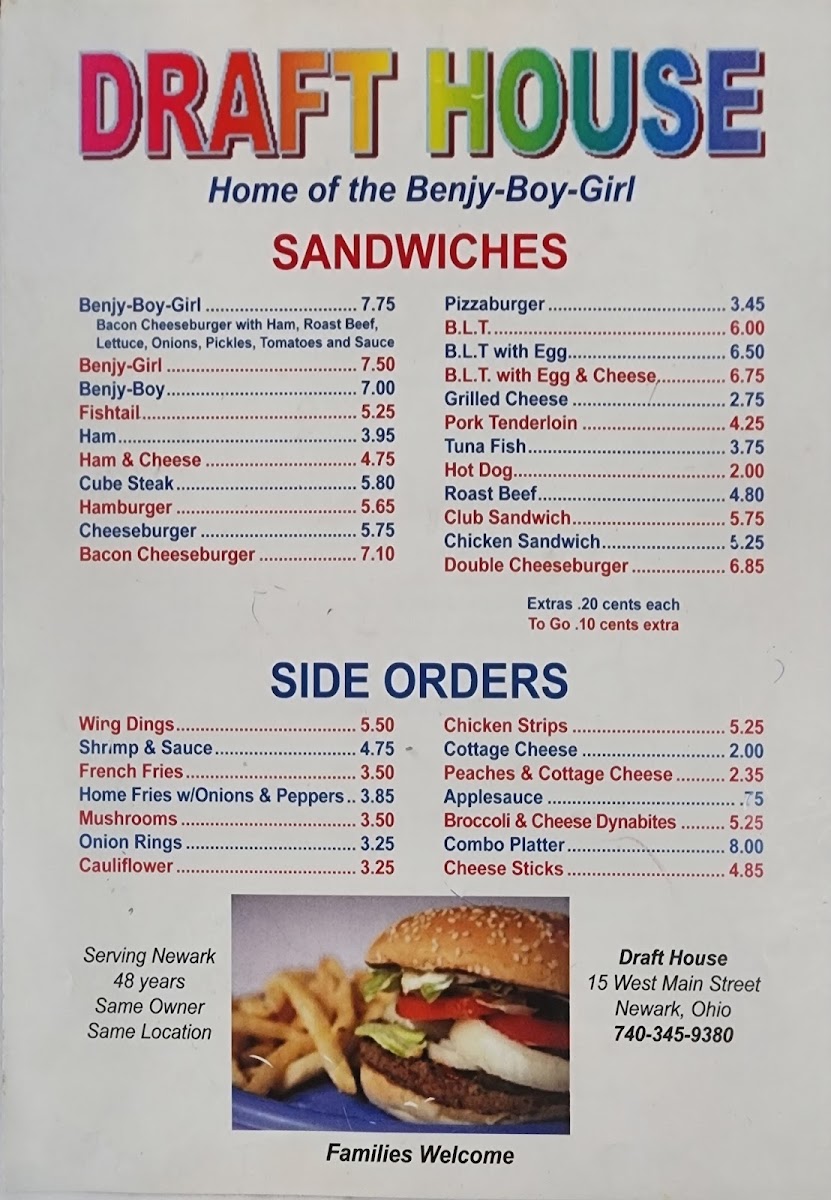 Menu Draft House-1