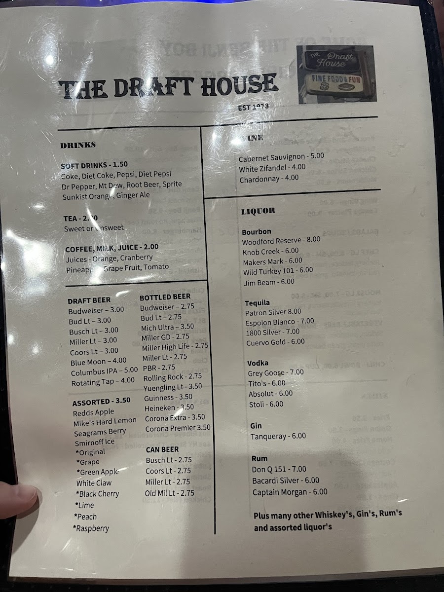 Menu Draft House-3