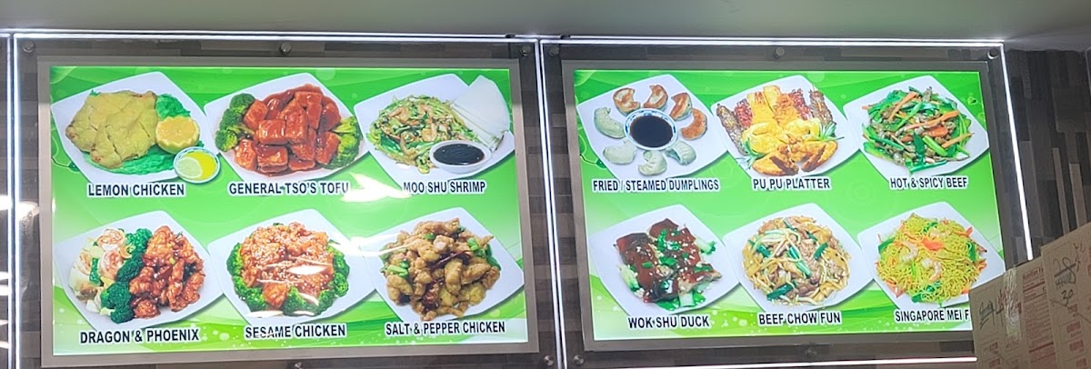 Menu Dragon And Phoenix-2