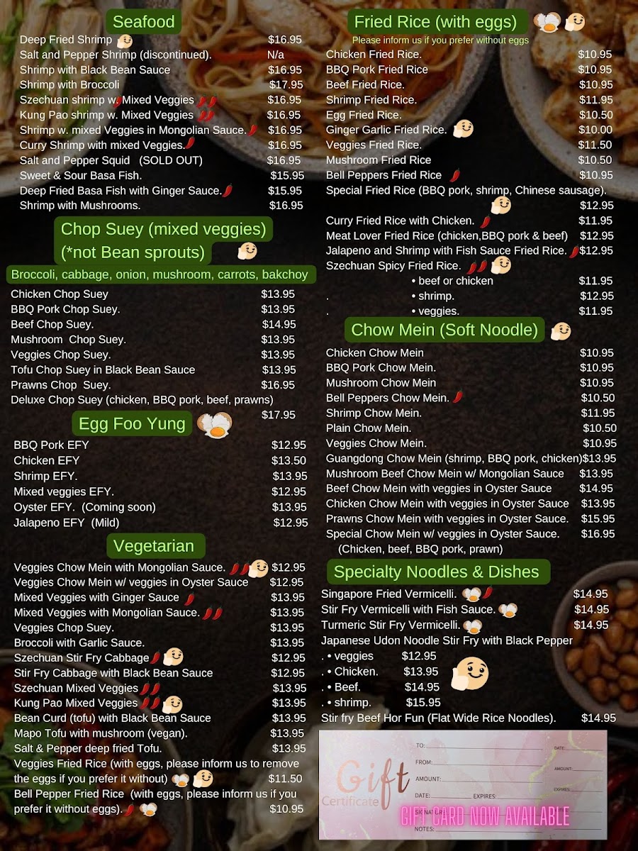Menu Dragon Chinese Food-1