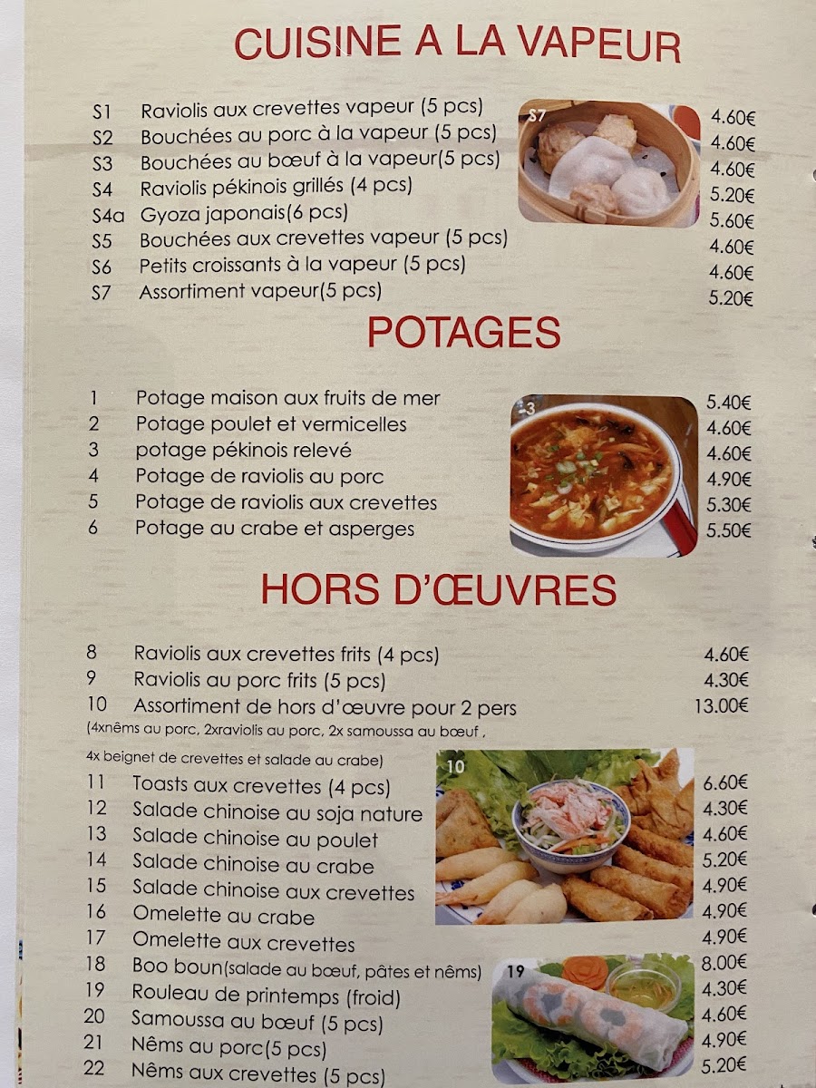 Menu Dragon De Chatou.-4