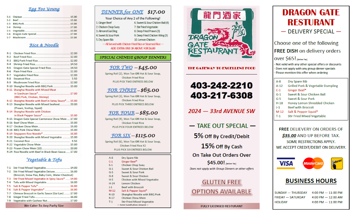 Menu Dragon Gate Restaurant-1