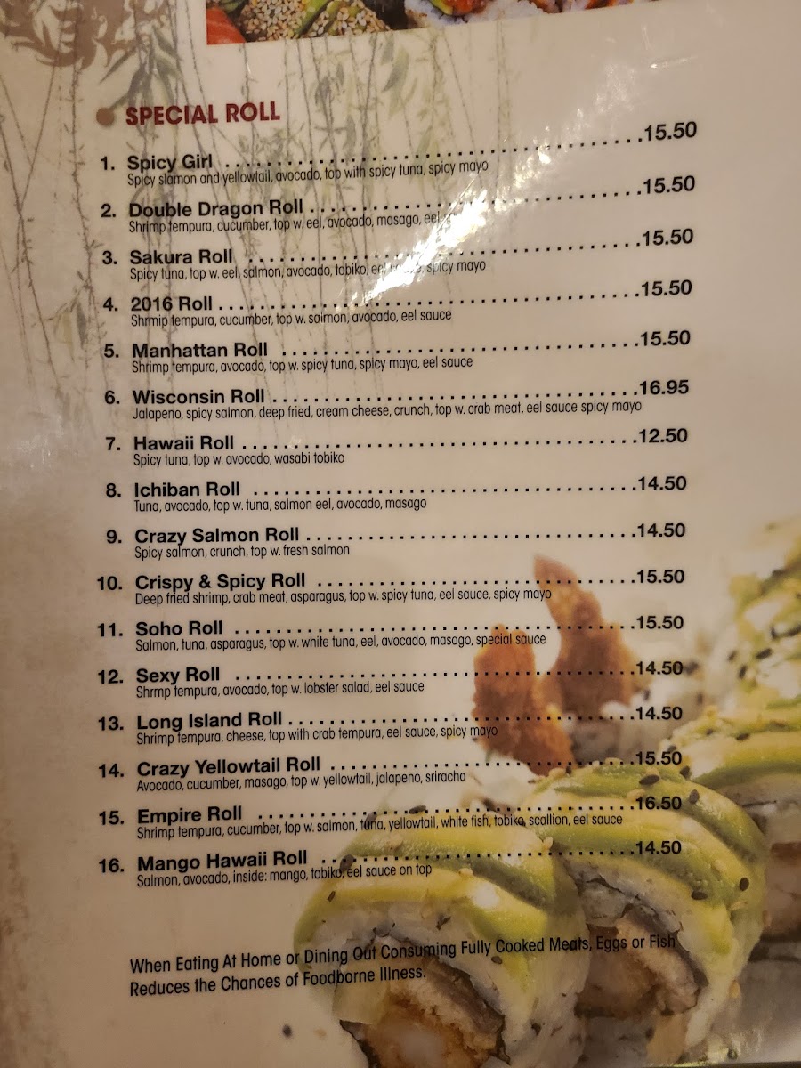 Menu Dragon Pearl-1