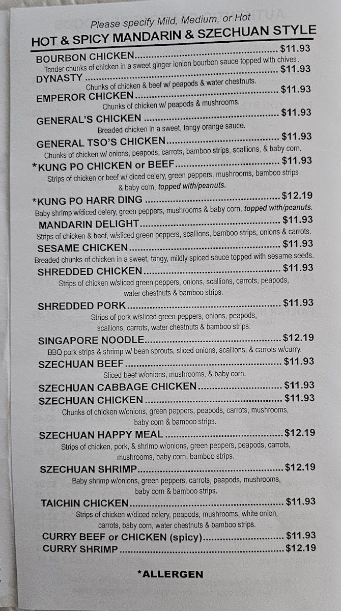 Menu Dragon Wok-1