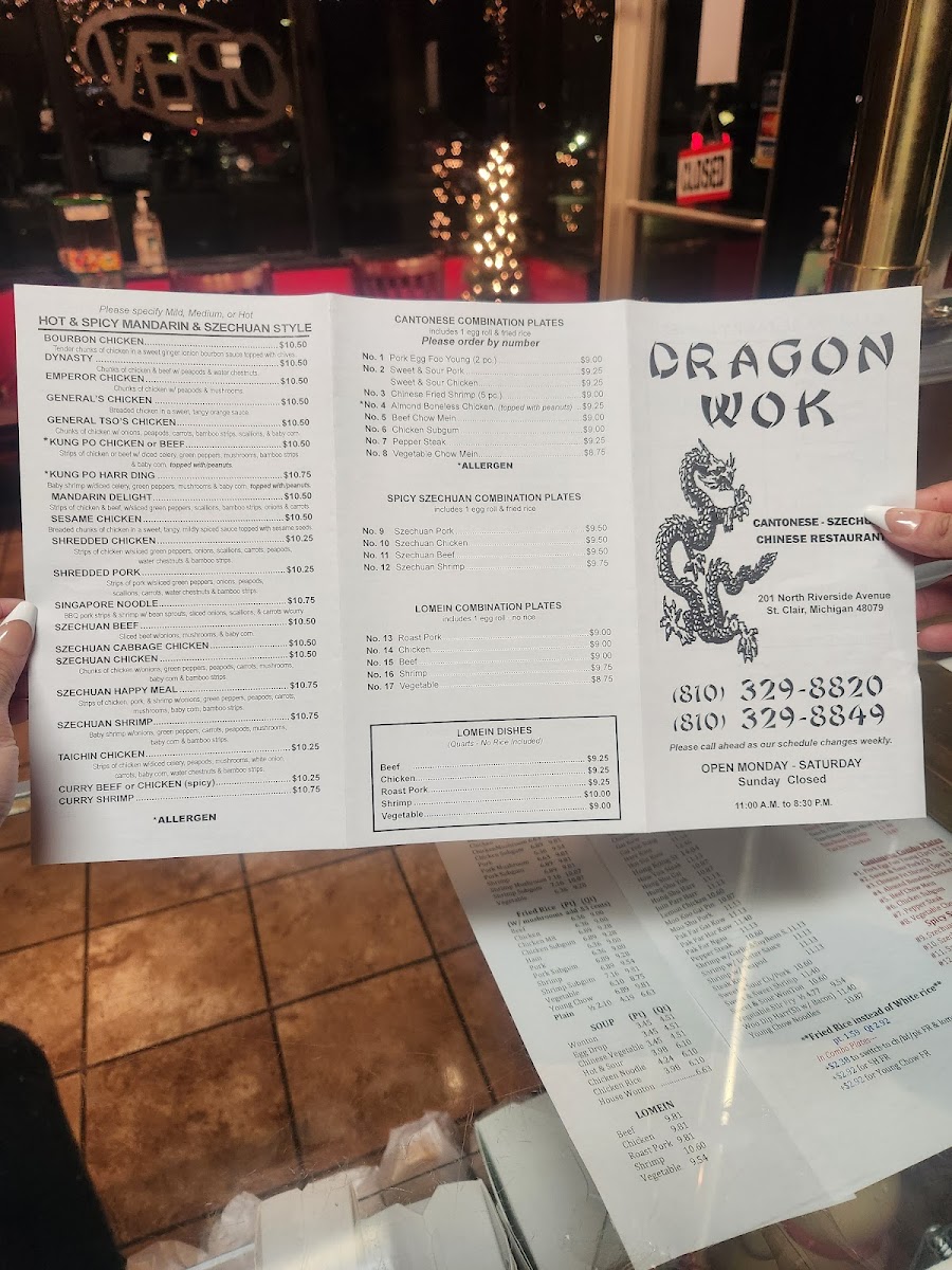 Menu Dragon Wok-7