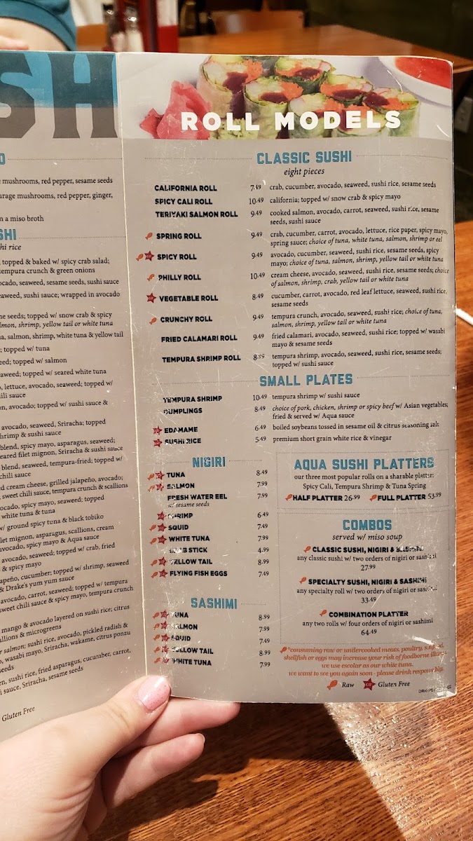 Menu Drake's Cool Springs-8