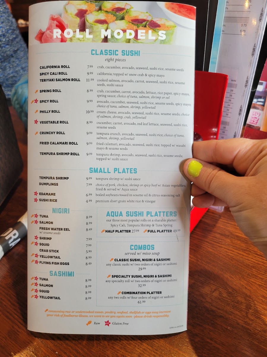 Menu Drake's Cool Springs-9