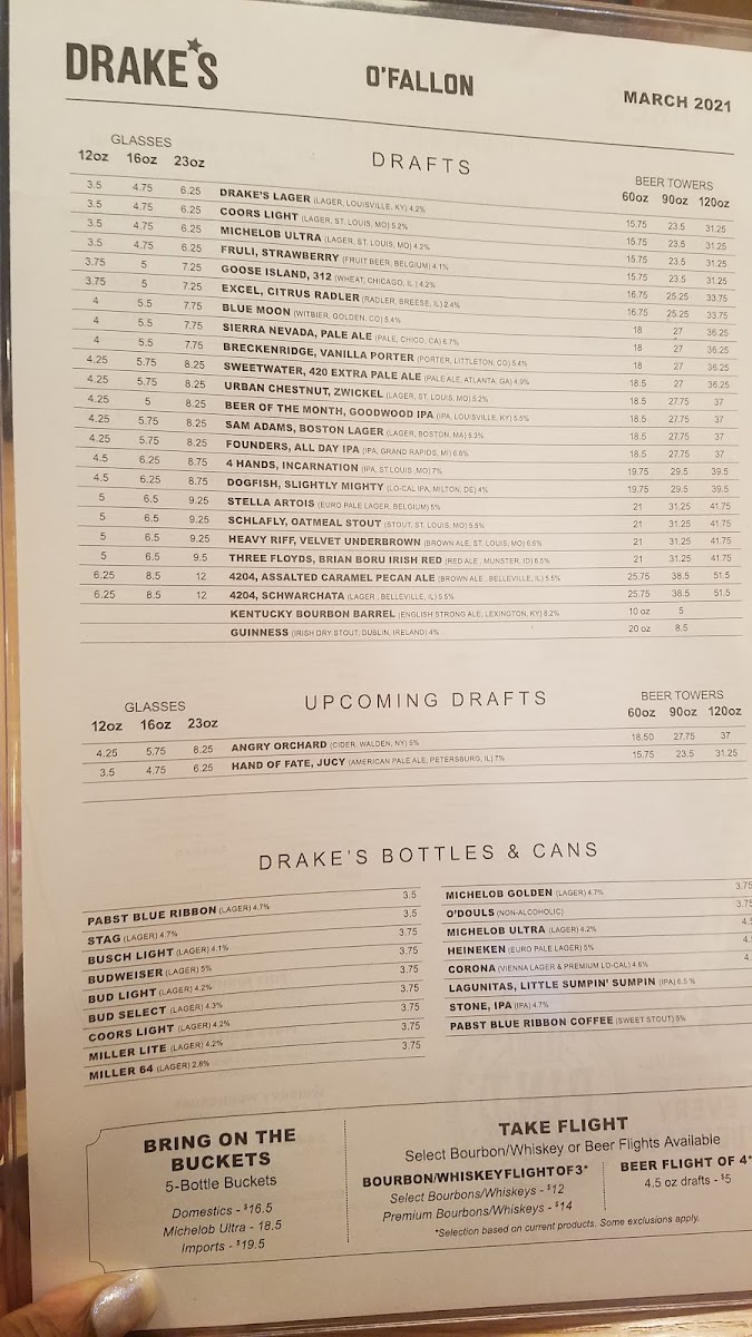 Menu Drake’S Shiloh-8