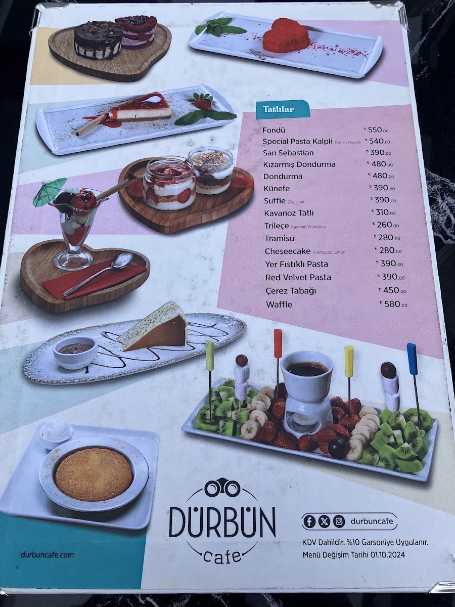 Menu Dürbün Cafe Restaurant-4
