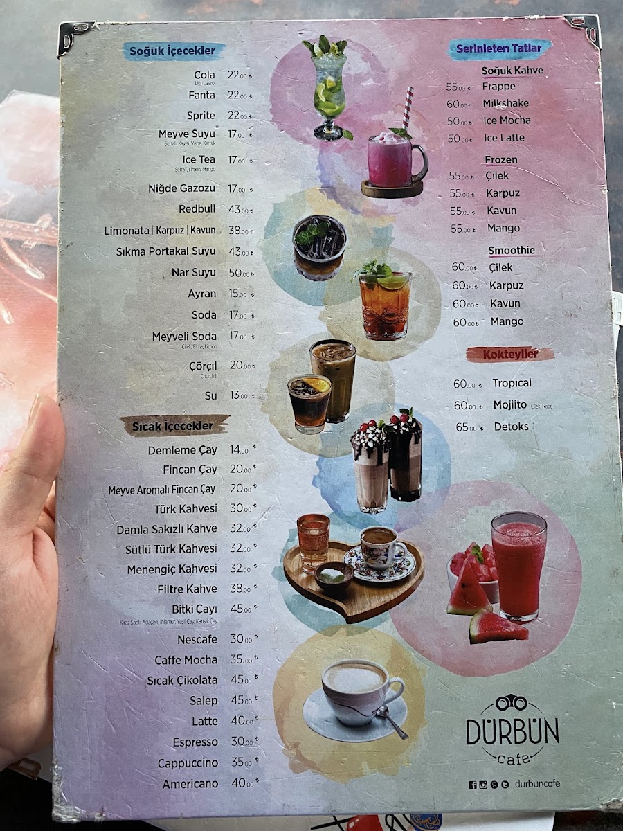Menu Dürbün Cafe Restaurant-8