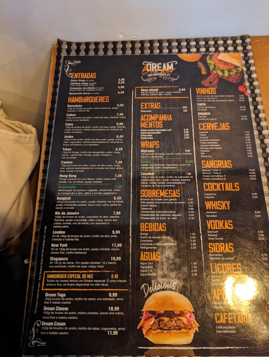 Menu Dream Burguer-1