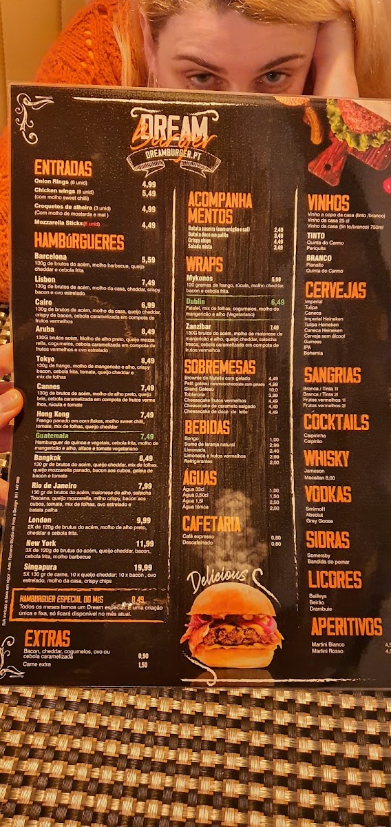 Menu Dream Burguer-2