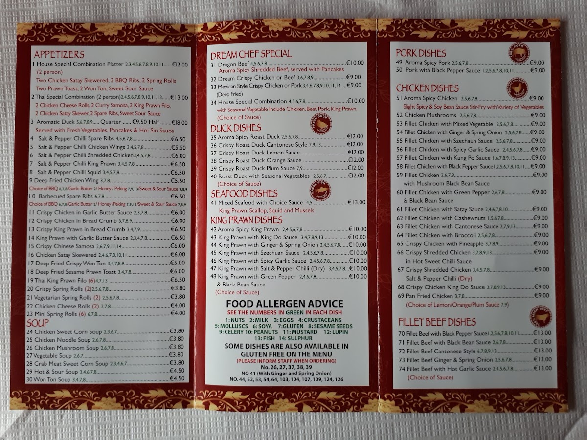 Menu Dream Chinese-4