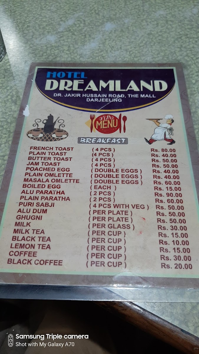 Menu Dreamland Hotel & Restaurant-7