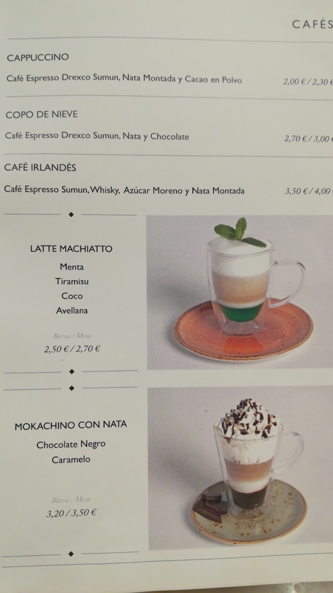 Menu Drexco-9