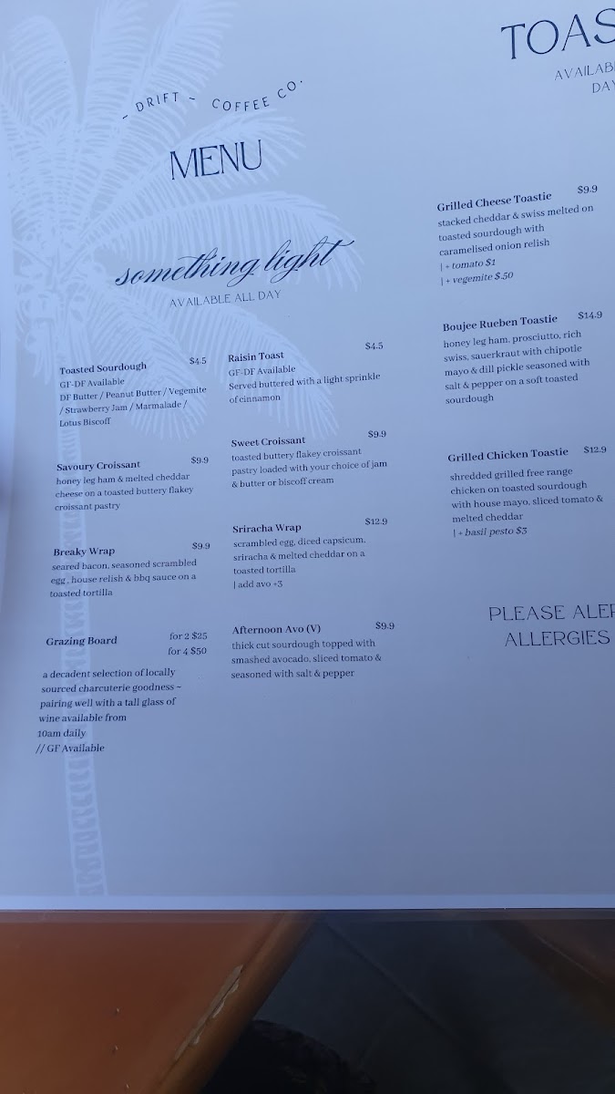 Menu Drift Coffee Company-3