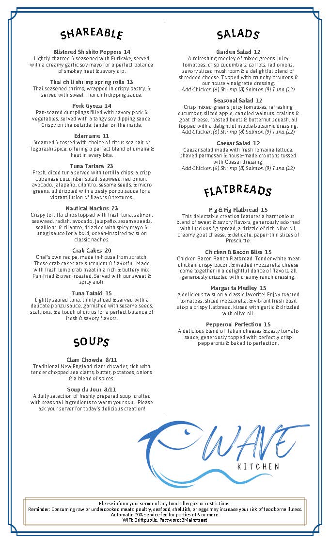 Menu Drift & Wave Kitchen-2