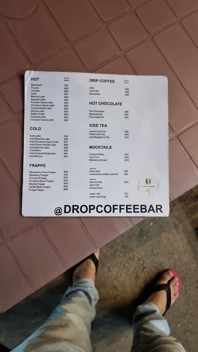 Menu Drop Coffee Bar-2