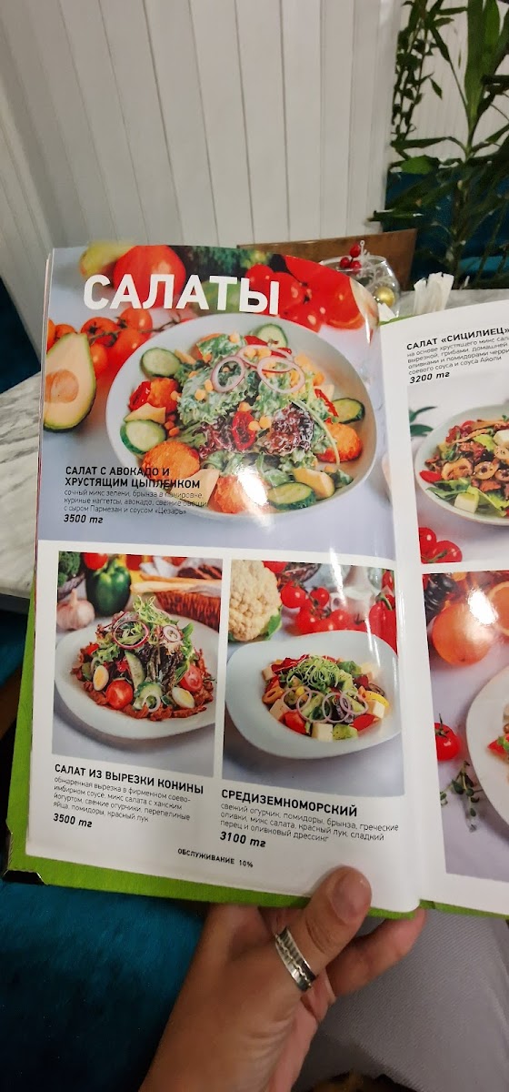 Menu Druzhba Almaty-3