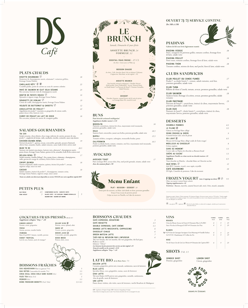 Menu Ds Café Boulogne-1