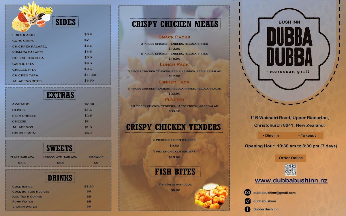 Menu Dubba Dubba Bush Inn-2