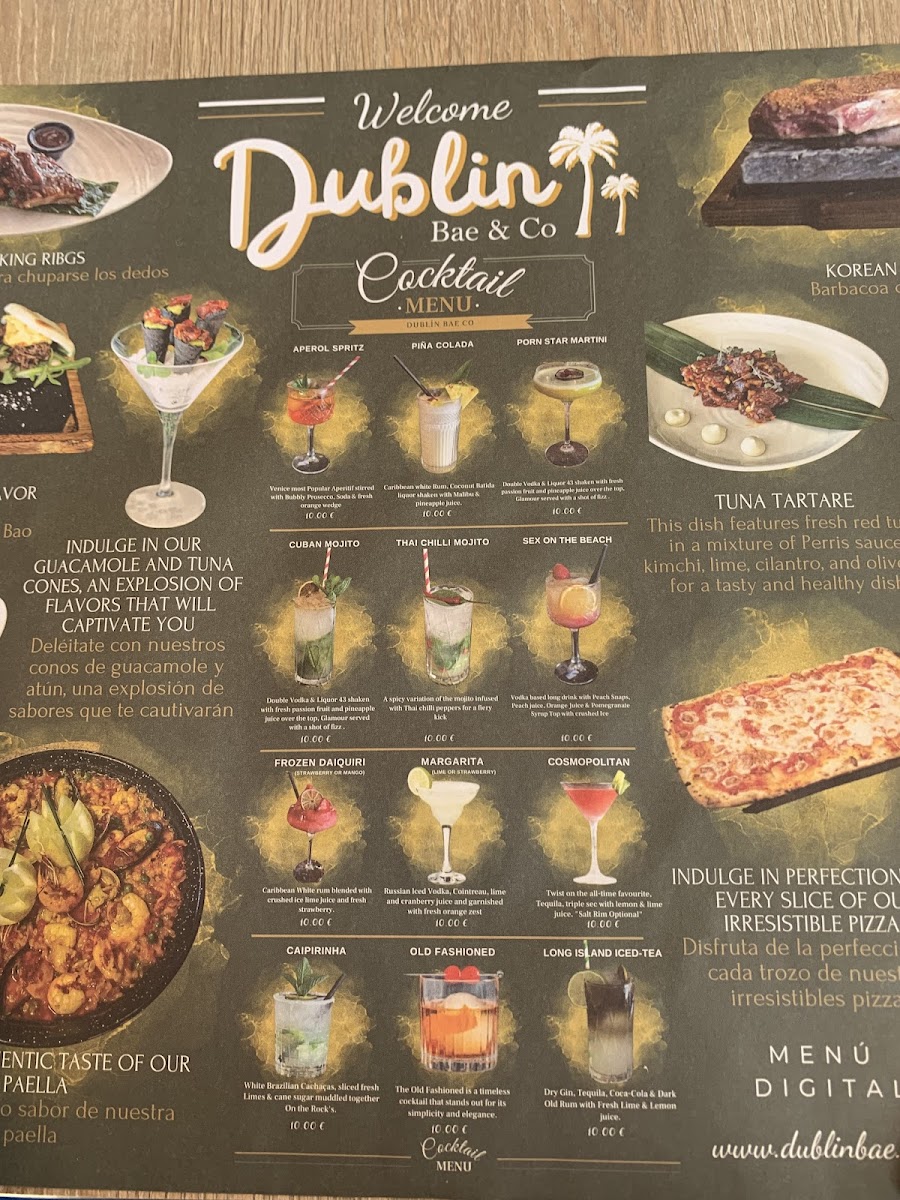 Menu Dublin Bar & Pub-5
