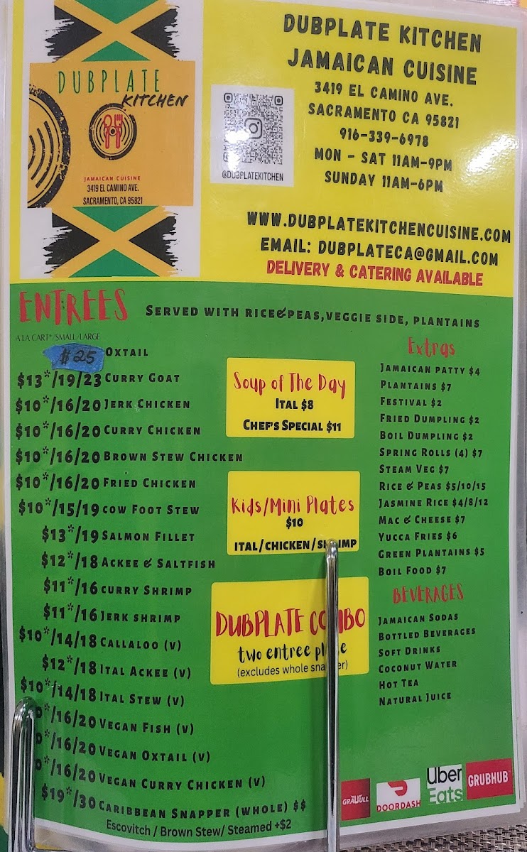 Menu Dubplate Kitchen & Jamaican Cuisine-3