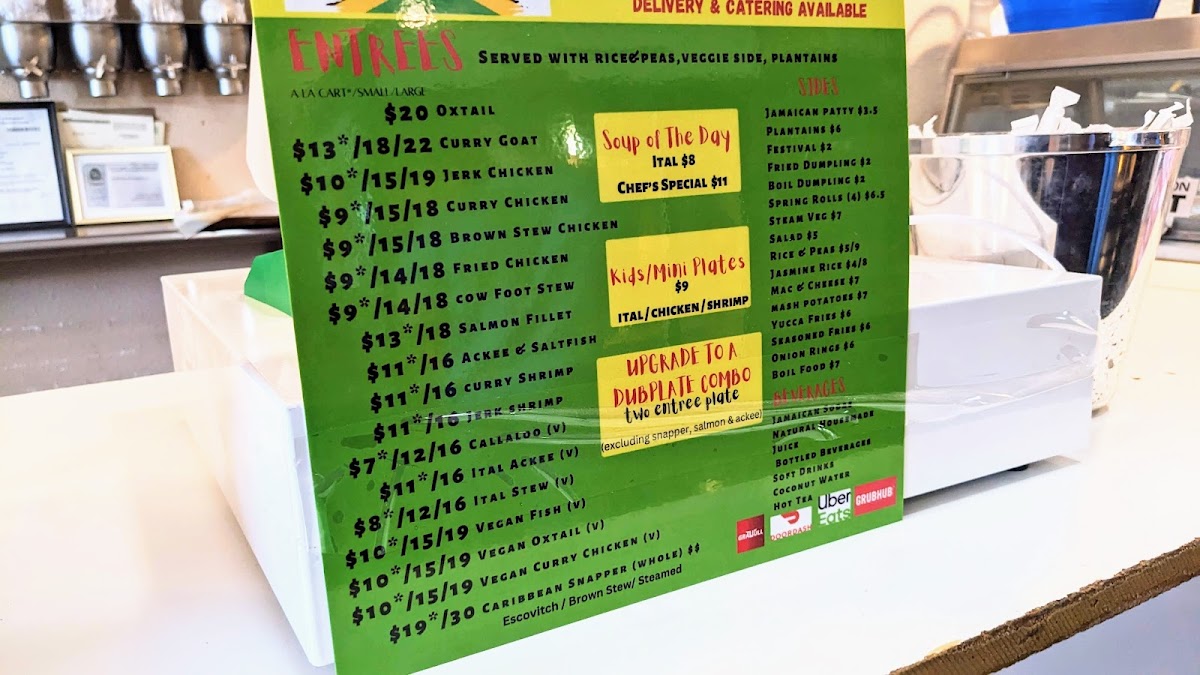 Menu Dubplate Kitchen & Jamaican Cuisine-5