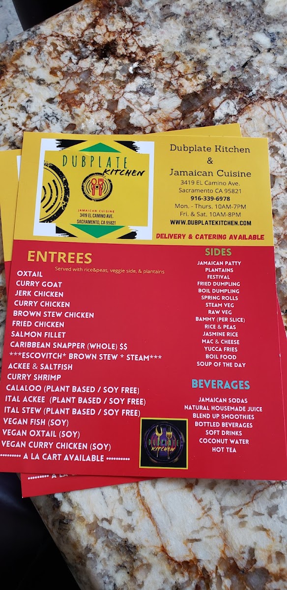 Menu Dubplate Kitchen & Jamaican Cuisine-6