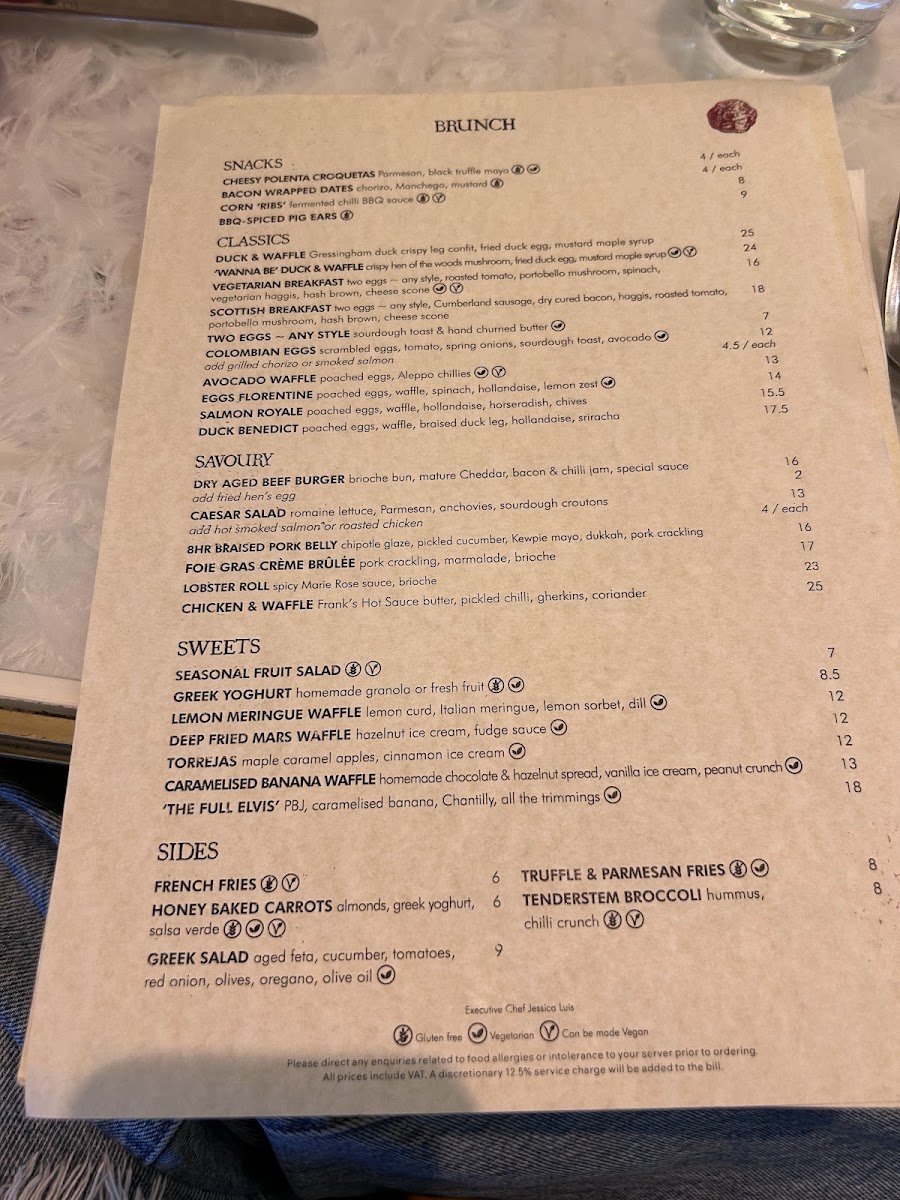 Menu Duck & Waffle-1