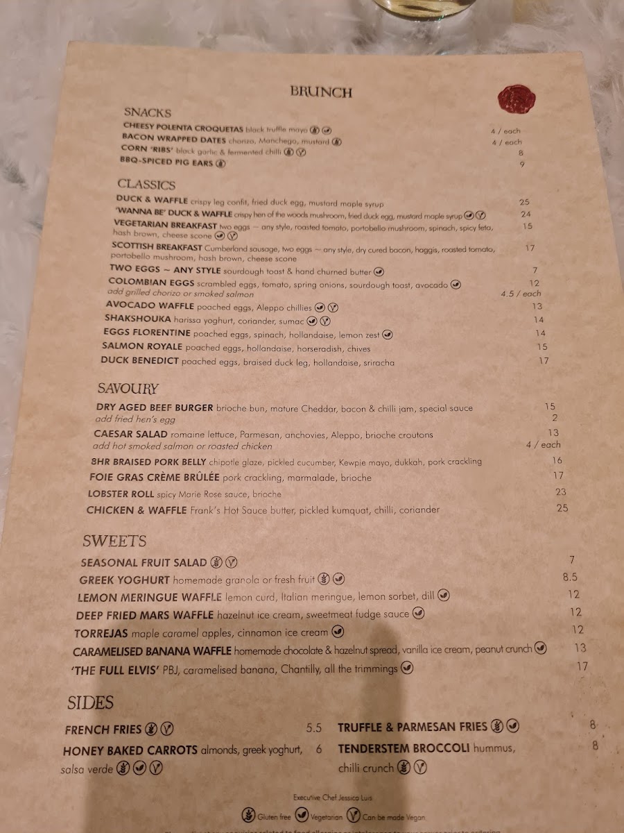 Menu Duck & Waffle-9