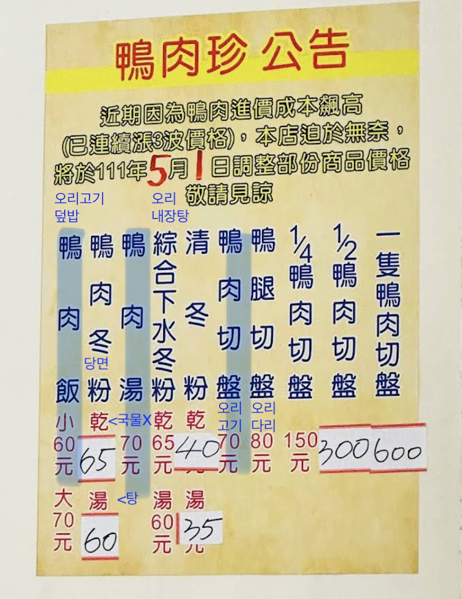 Menu Duck Zhen-2