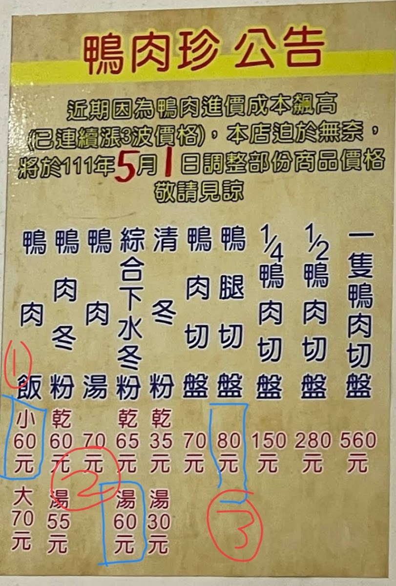 Menu Duck Zhen-4