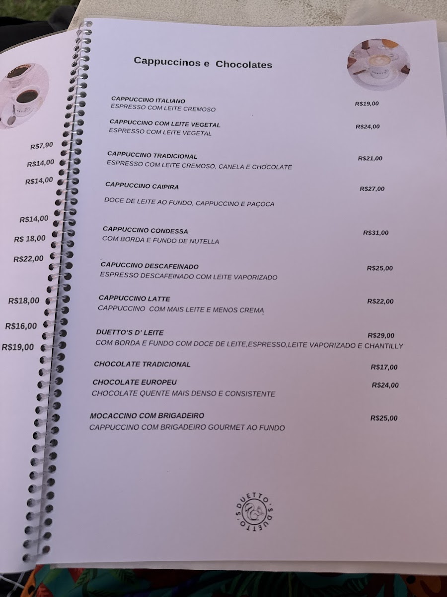 Menu Duetto's Bistrô E Café (Casa Da Princesa Isabel)-3