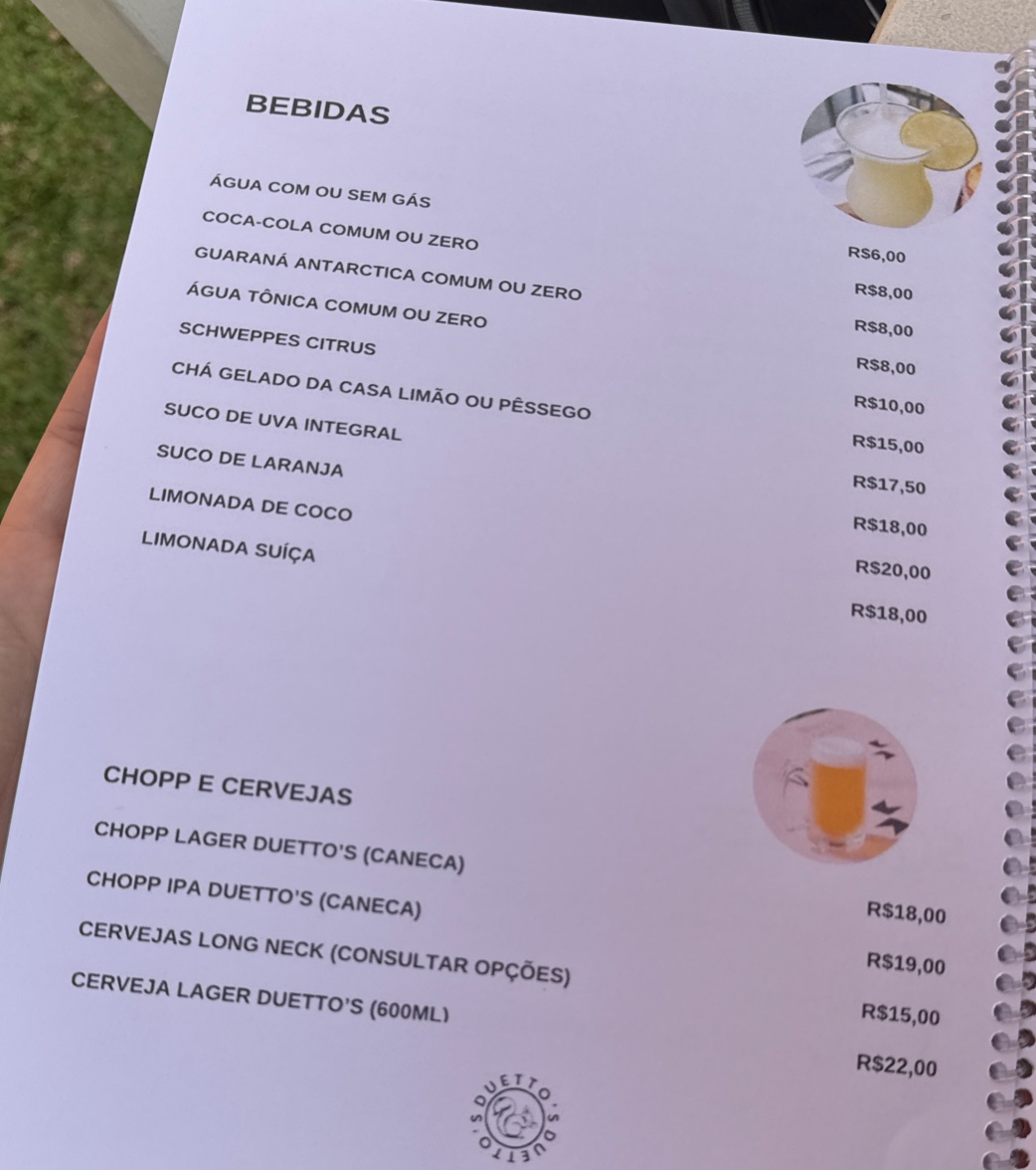 Menu Duetto's Bistrô E Café (Casa Da Princesa Isabel)-5