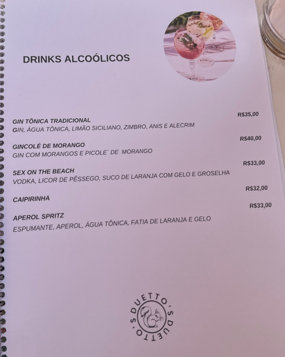 Menu Duetto's Bistrô E Café (Casa Da Princesa Isabel)-7