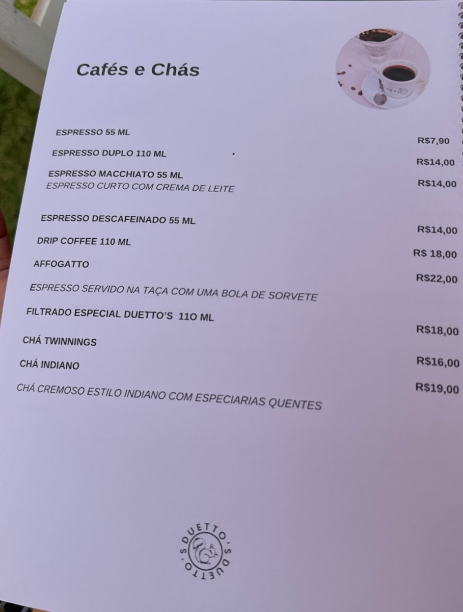 Menu Duetto's Bistrô E Café (Casa Da Princesa Isabel)-8