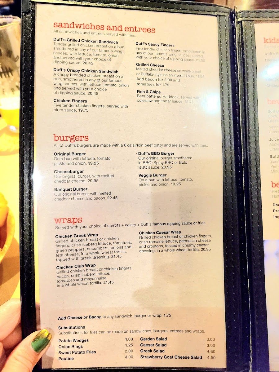 Menu Duff's Famous Wings-5