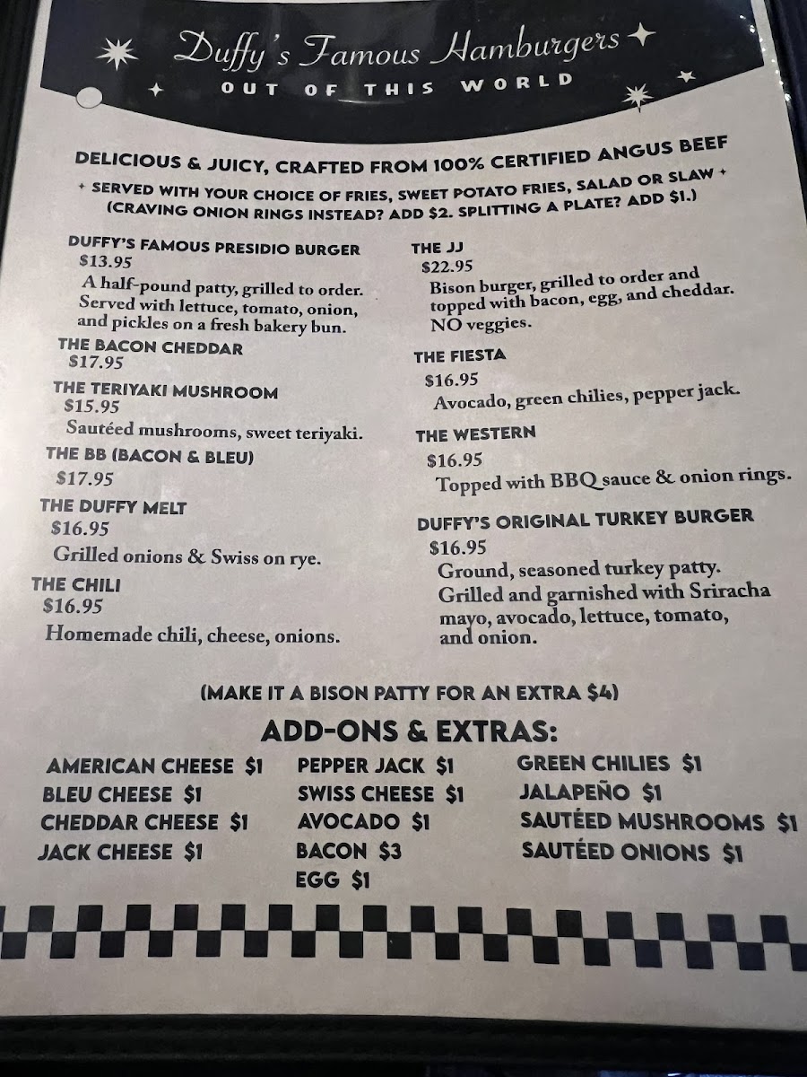 Menu Duffy's Tavern & Family Restaurant-2