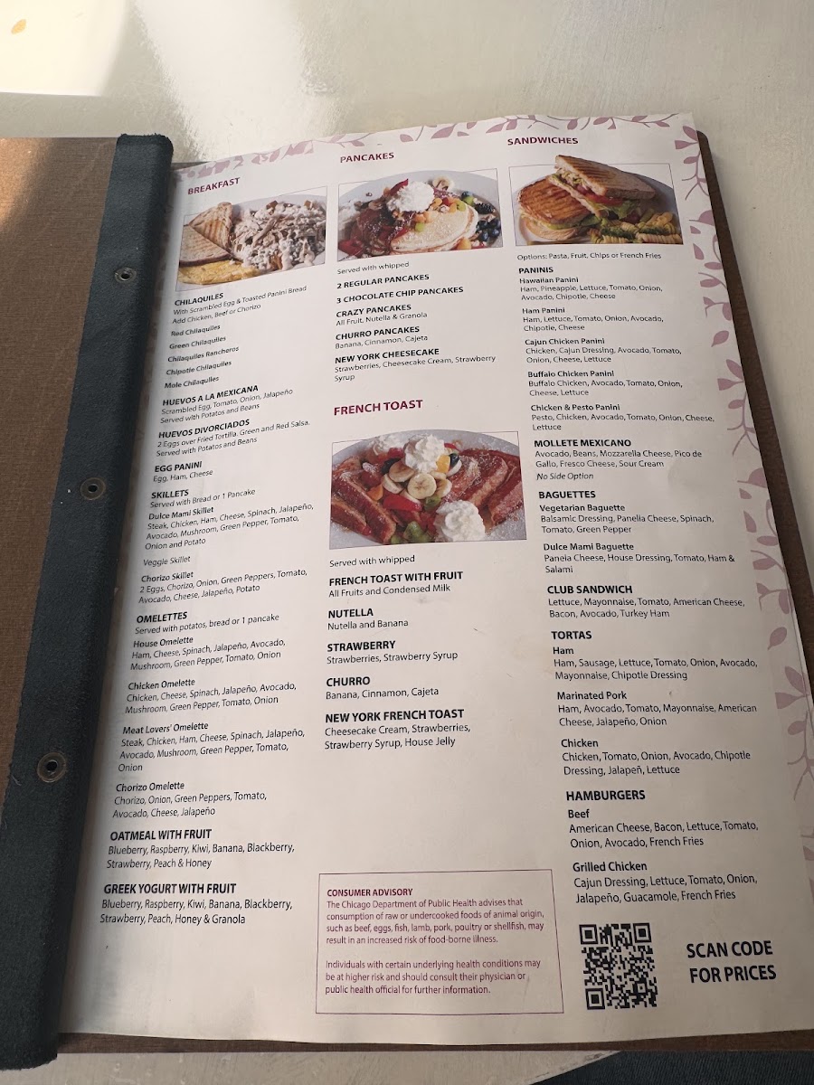 Menu Dulce Mami Café-1