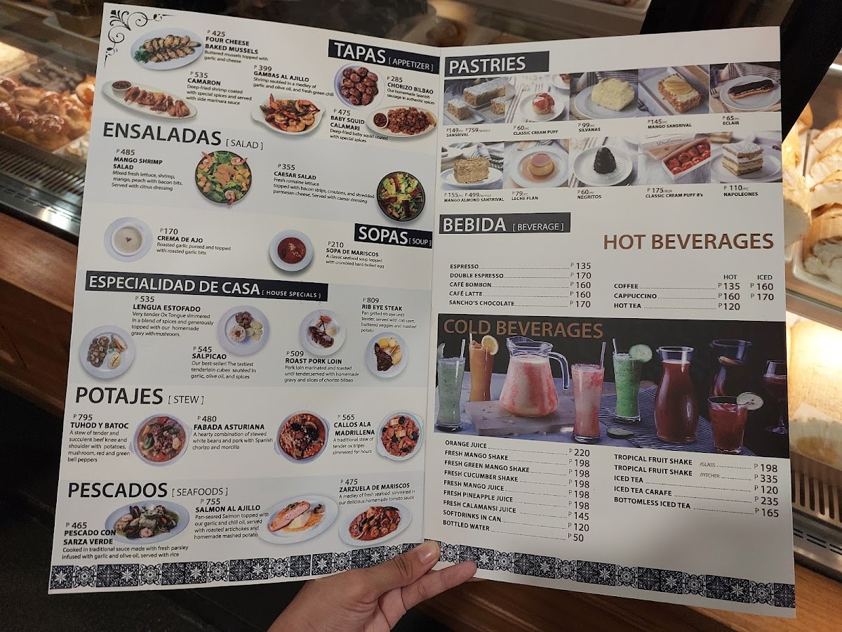 Menu Dulcinea-4
