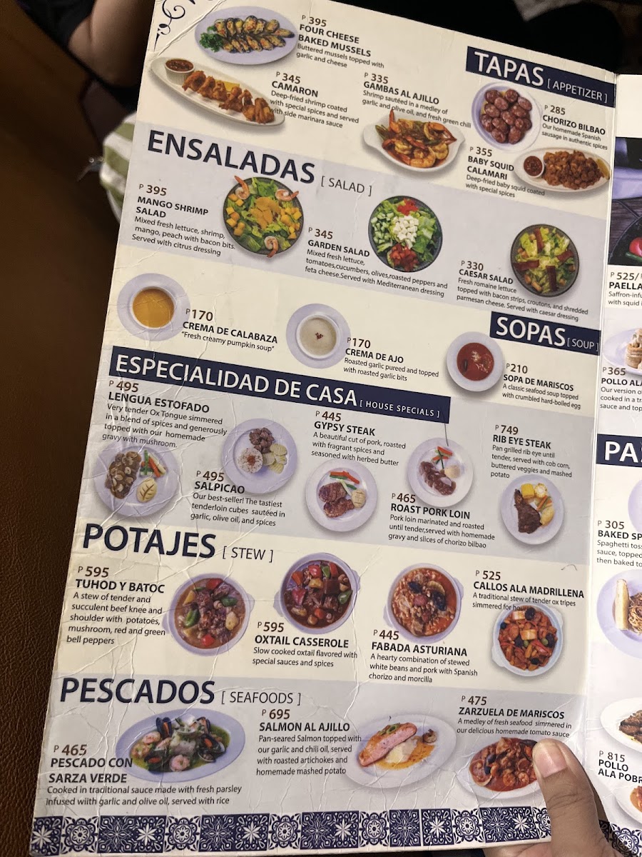 Menu Dulcinea-6