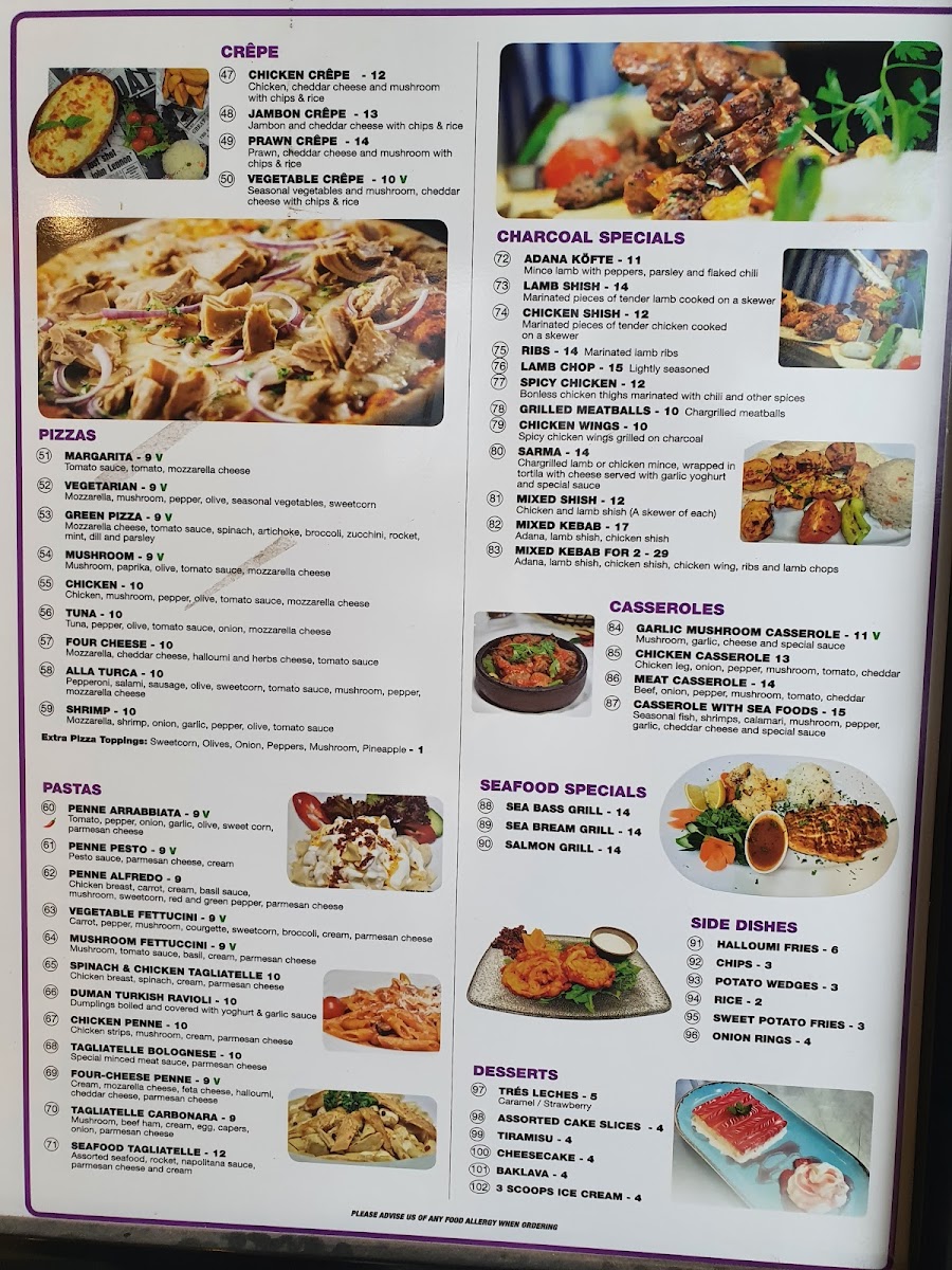 Menu Duman Turkish Mediterranean Grill Bar-6