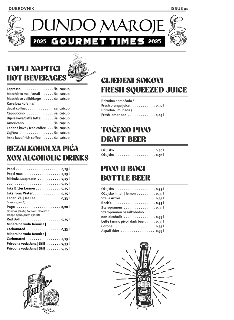 Menu Dundo Maroje-1