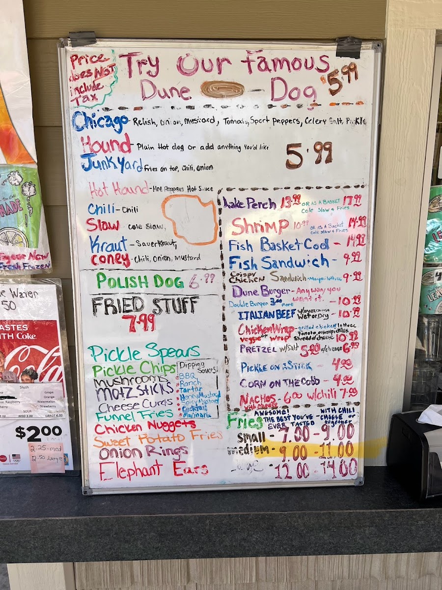 Menu Dune Dogz & Treats-10