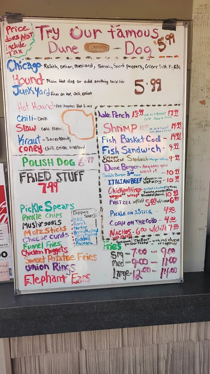 Menu Dune Dogz & Treats-6