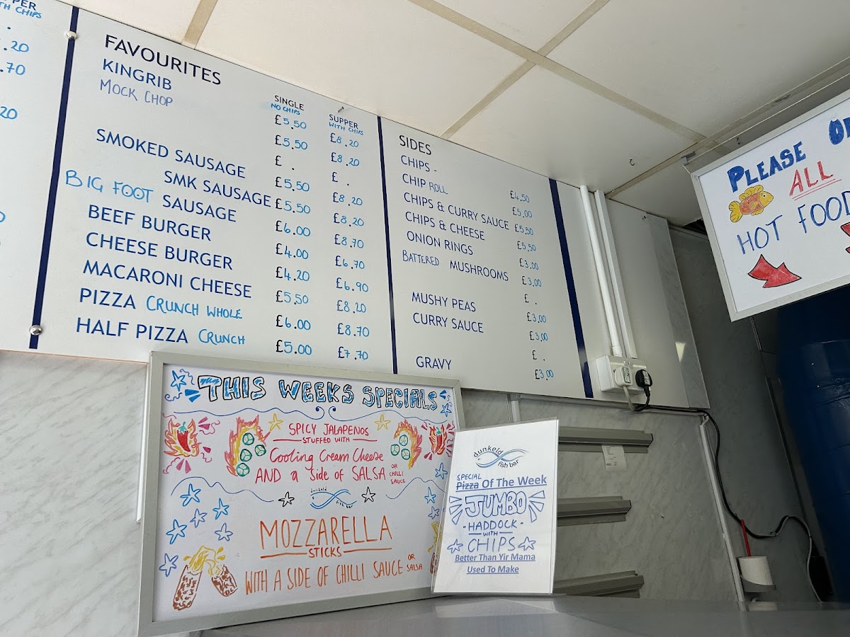Menu Dunkeld Fish Bar-2