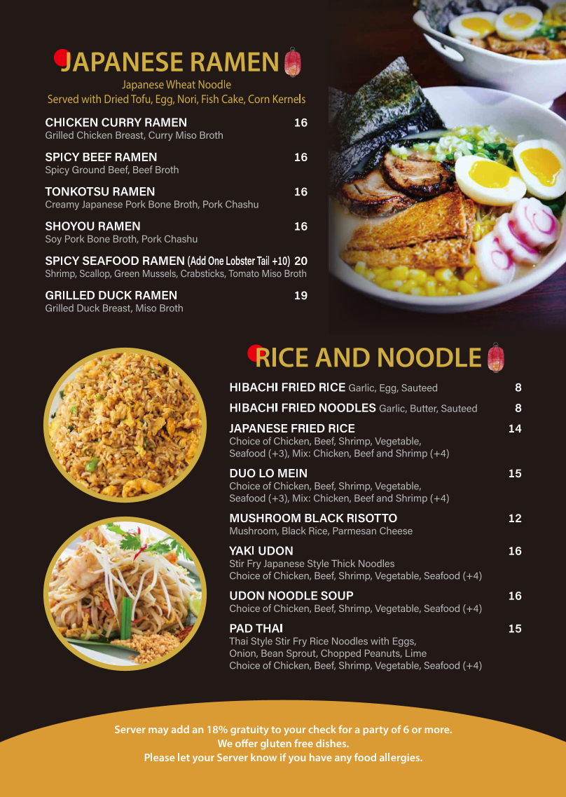 Menu Duo Modern Japanese Cuisine & Hibachi-3
